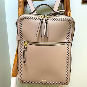 Calpak backpack (blush pink)